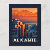 Alicante Spanien Postkarte (Vorderseite)