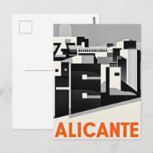 Alicante Spanien Postkarte (Vorne/Hinten)