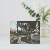 Alicante Spanien Postkarte (Stehend Vorderseite)