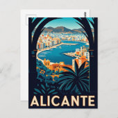 Alicante Spanien Postkarte (Vorne/Hinten)