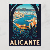 Alicante Spanien Postkarte (Vorderseite)