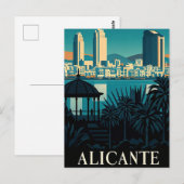 Alicante Spanien Postkarte (Vorne/Hinten)