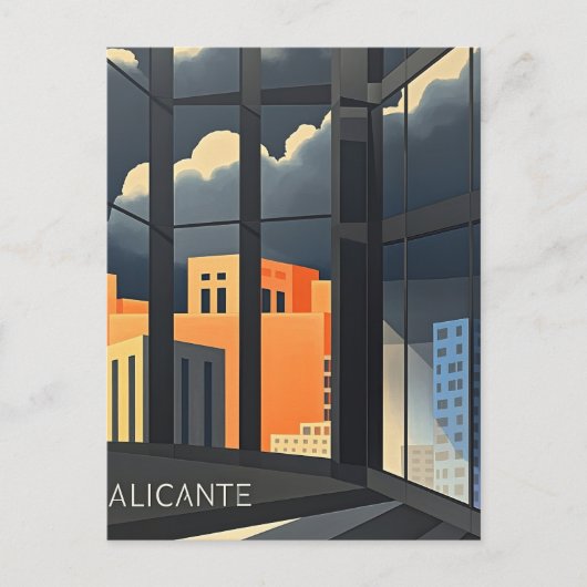 Alicante Spanien Postkarte (Vorderseite)