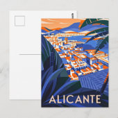 Alicante Spanien Postkarte (Vorne/Hinten)