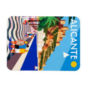 Alicante Spanien Reise Magnet (Horizontal)