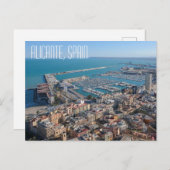 Alicante, Spanien schöne Küste Postkarte (Vorne/Hinten)