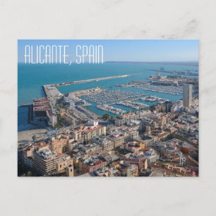 Alicante, Spanien schöne Küste Postkarte