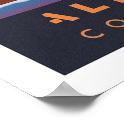 Alicante Travel Poster (Ecke)