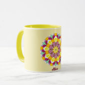 ALICE ~ A Personalisiert Candy Delight Pattern~ Ta Tasse (Vorderseite Links)