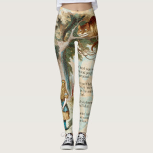 Alice Abenteuer im Wunderland Cheshire-Katze Leggings