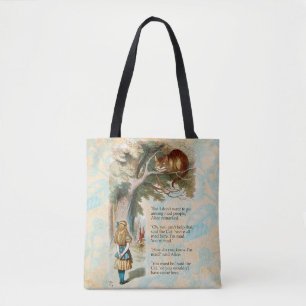 Alice Abenteuer im Wunderland Cheshire-Katze Tasche