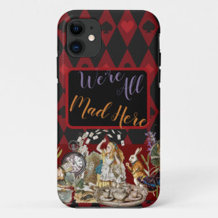 Alice Abenteuer mit Wunderland verrückter Cheshire Case-Mate iPhone Hülle