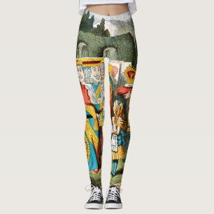 Alice Abenteuer Wunderland Herzkönigin Leggings