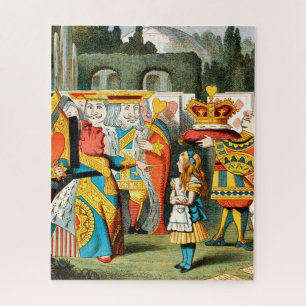 Alice Abenteuer Wunderland Herzkönigin Puzzle