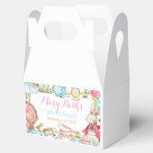 Alice Adventure Wonderland Favor Box Gable Box Geschenkschachtel (Geöffnet)
