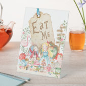 Alice Adventures in Woderland Birthday Tea Eat Me Sockelschild (In Situ)