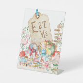 Alice Adventures in Woderland Birthday Tea Eat Me Sockelschild (Vorderseite)