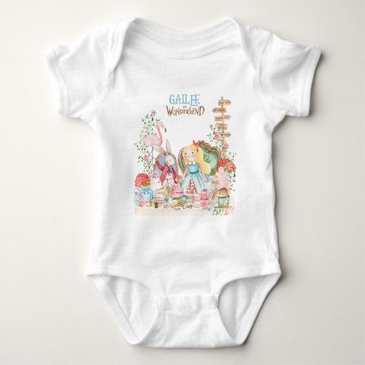 Alice Adventures in Woderland Birthday Tee Party (Vorderseite)