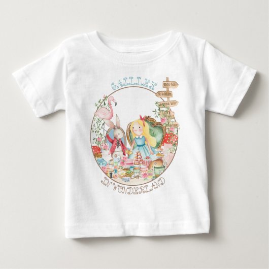 Alice Adventures in Woderland Birthday Tee Party (Vorderseite)