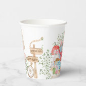 Alice Adventures in Woderland Birthday Tee Party Pappbecher (Rechts)