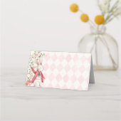 Alice Adventures in Woderland Birthday Tee Party Platzkarte (Rückseite)