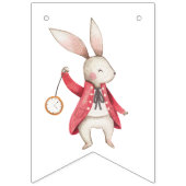 Alice Adventures in Woderland Birthday Tee Party Wimpelkette (Erste Fahne)