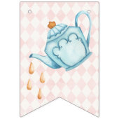 Alice Adventures in Woderland Birthday Tee Party Wimpelkette (Dritte Fahne)