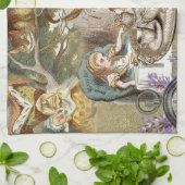 Alice Adventures in Wonderland Mad Party Geschirrtuch (Gefaltet)