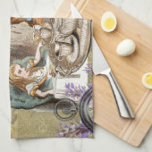 Alice Adventures in Wonderland Mad Party Geschirrtuch (Viertel Falte)