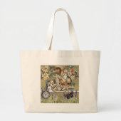 Alice Adventures in Wonderland Mad Party Jumbo Stoffbeutel (Vorne)