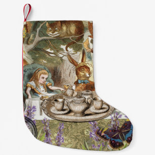 Alice Adventures in Wonderland Mad Party Kleiner Weihnachtsstrumpf