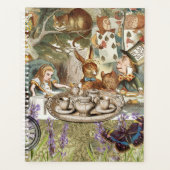 Alice Adventures in Wonderland Mad Party Planer (Vorderseite)
