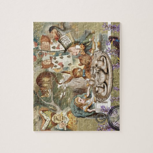 Alice Adventures in Wonderland Mad Party Puzzle (Vertikal)
