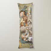 Alice Adventures in Wonderland Mad Party Seitenschläferkissen (Rückseite (Vertikal))