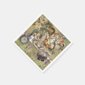 Alice Adventures in Wonderland Mad Party Serviette (Ecke)