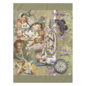 Alice Adventures in Wonderland Mad Party Tischdecke (Vorderseite)
