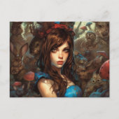 Alice-Albtraum Postkarte (Vorderseite)