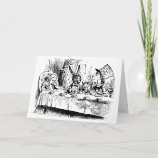 Alice am wütenden Tee-Party Karte