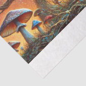 Alice and Cat Twilight Tree Talk Decoupage Seidenpapier (Ausschnitt)