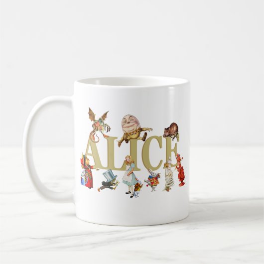 Alice and Friends in Wonderland Kaffeetasse (Links)