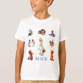 Alice and Friends in Wonderland T-Shirt (Vorderseite)