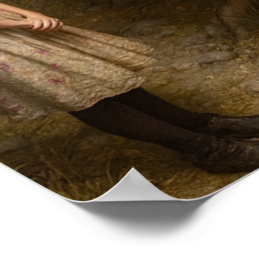 Alice And Hookah Smoking Caterpillar Poster (Ecke)