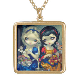 "Alice and Snow White" Vergoldete Kette