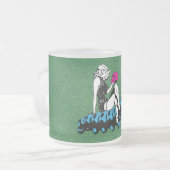 Alice and the blue caterpillar mattglastasse (Vorderseite Links)