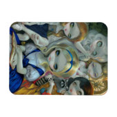 "Alice and the Bouguereau Princesses" Flex Magnet (Horizontal)