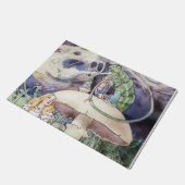 “Alice and the Caterpillar” by Alice B Woodward Fußmatte (Schrägansicht)