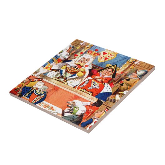 Alice and The Knave of Hearts Trial in Wonderland Fliese (Seite)
