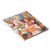 Alice and The Knave of Hearts Trial in Wonderland Notizblock (angewinkelt)