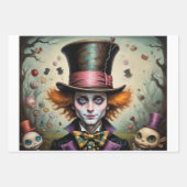 Alice and The Mad Hatter in Wonderland - Decoupage Geschenkpapier Set (Vorderseite)