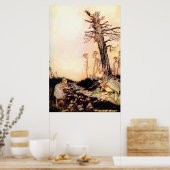 'Alice and the White Kanbit' Poster (Küche)